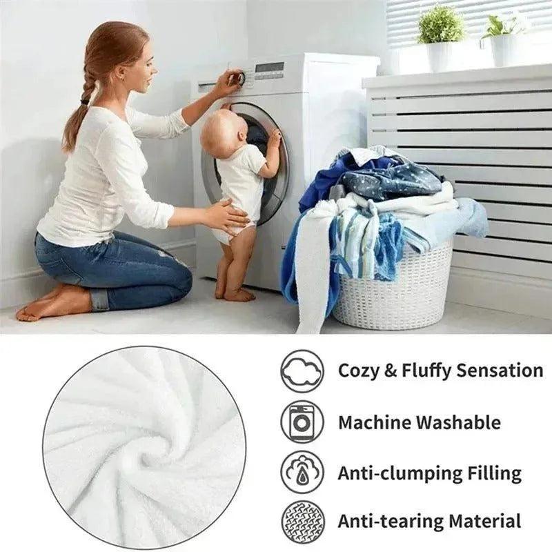 Imitation Faux Fox Fur Blanket │ High-end Warm Autumn Winter Blanket for Sofa Couch Bed Decor - Besontique Home