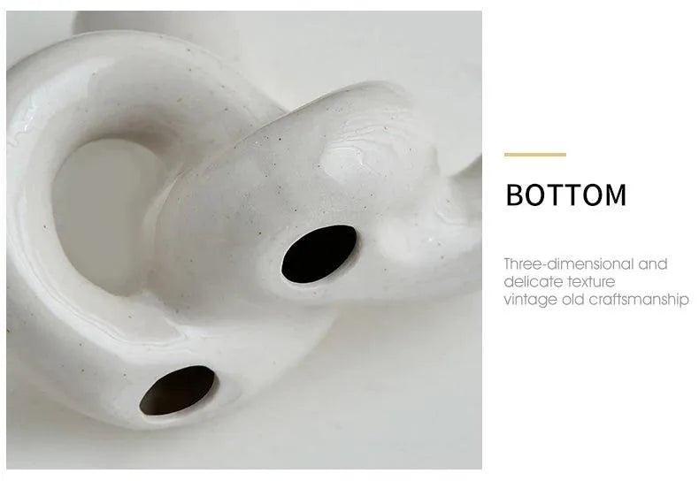 Ins Beige Decorative chandeliers Candle Holders - Besontique Home