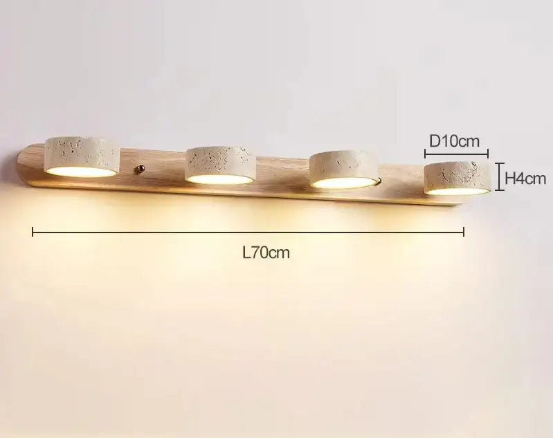 japandi-natural-stone-mirror-front-wall-lighting-modern-style-round-led-wall-light-for-bathroom-besontique-home-15242 - Besontique Home