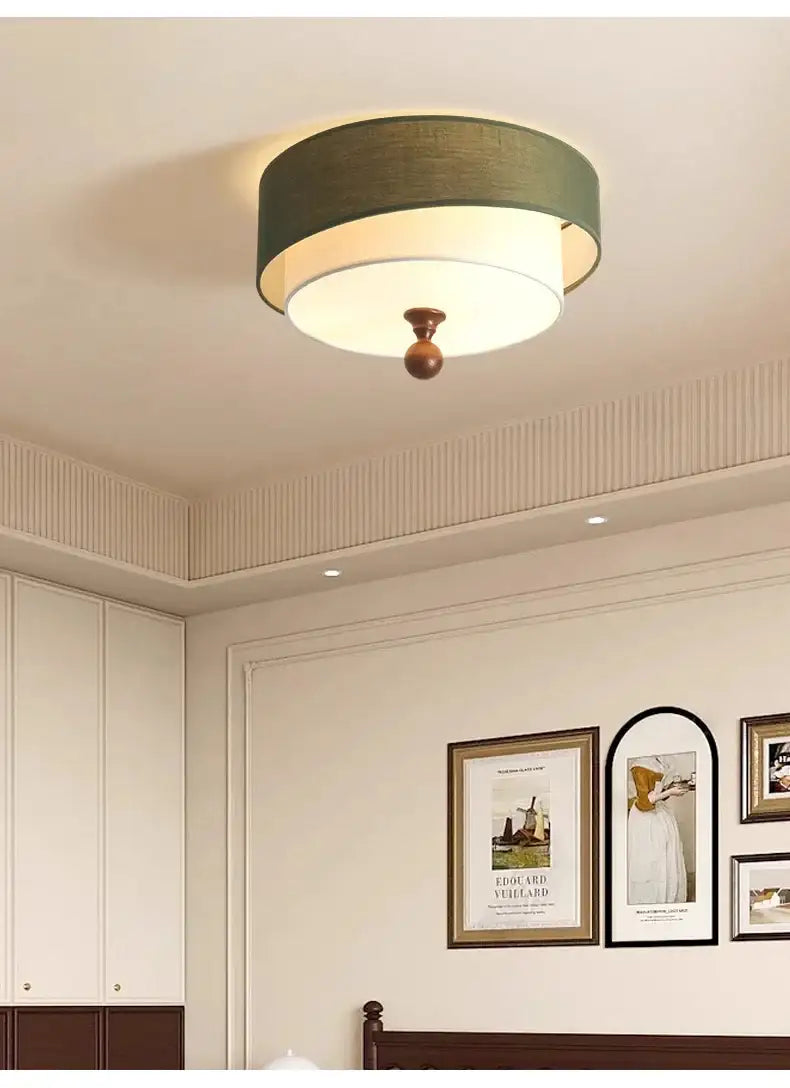 japandi-retro-vintage-cloth-ceiling-lamp-besontique-home-74274 - Besontique Home