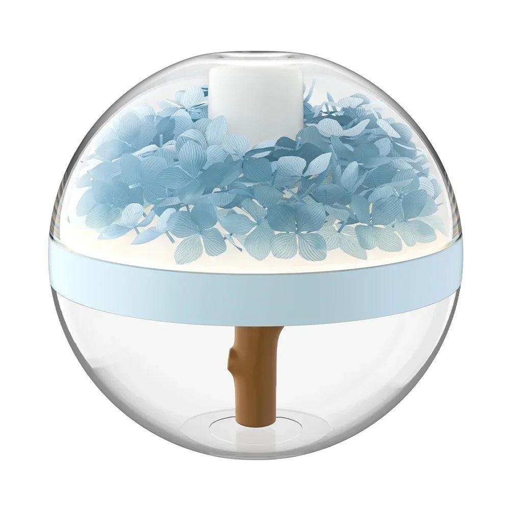 LED Light Flower Bloom Design Air Humidifier β Modern Boho USB charging Mist Maker - Besontique Home