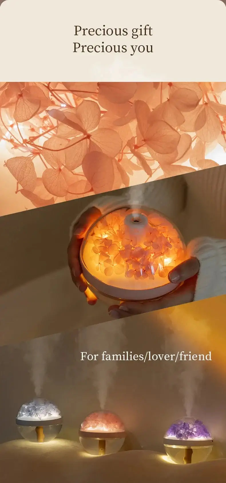 led-light-flower-bloom-design-air-humidifier-modern-boho-usb-charging-mist-maker-besontique-home-33521 - Besontique Home
