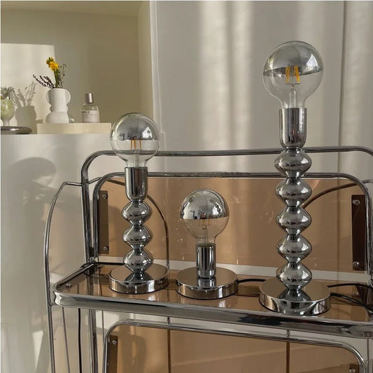 Nordic LED Metal Decorative Night Light │  Modern Vintage Minimal Desk Lamp for Bedroom Decor Besontique Home 