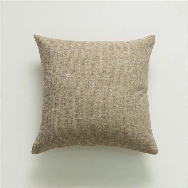 Minimal Linen Cushion Cover with Tassels - Besontique Home