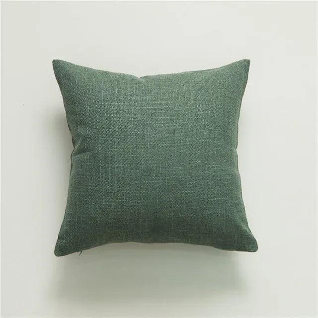 Minimal Linen Cushion Cover with Tassels - Besontique Home