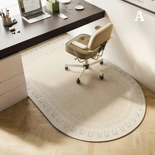 minimal-rounded-corner-non-slip-floor-mat-rug-besontique-home-74809 - Besontique Home