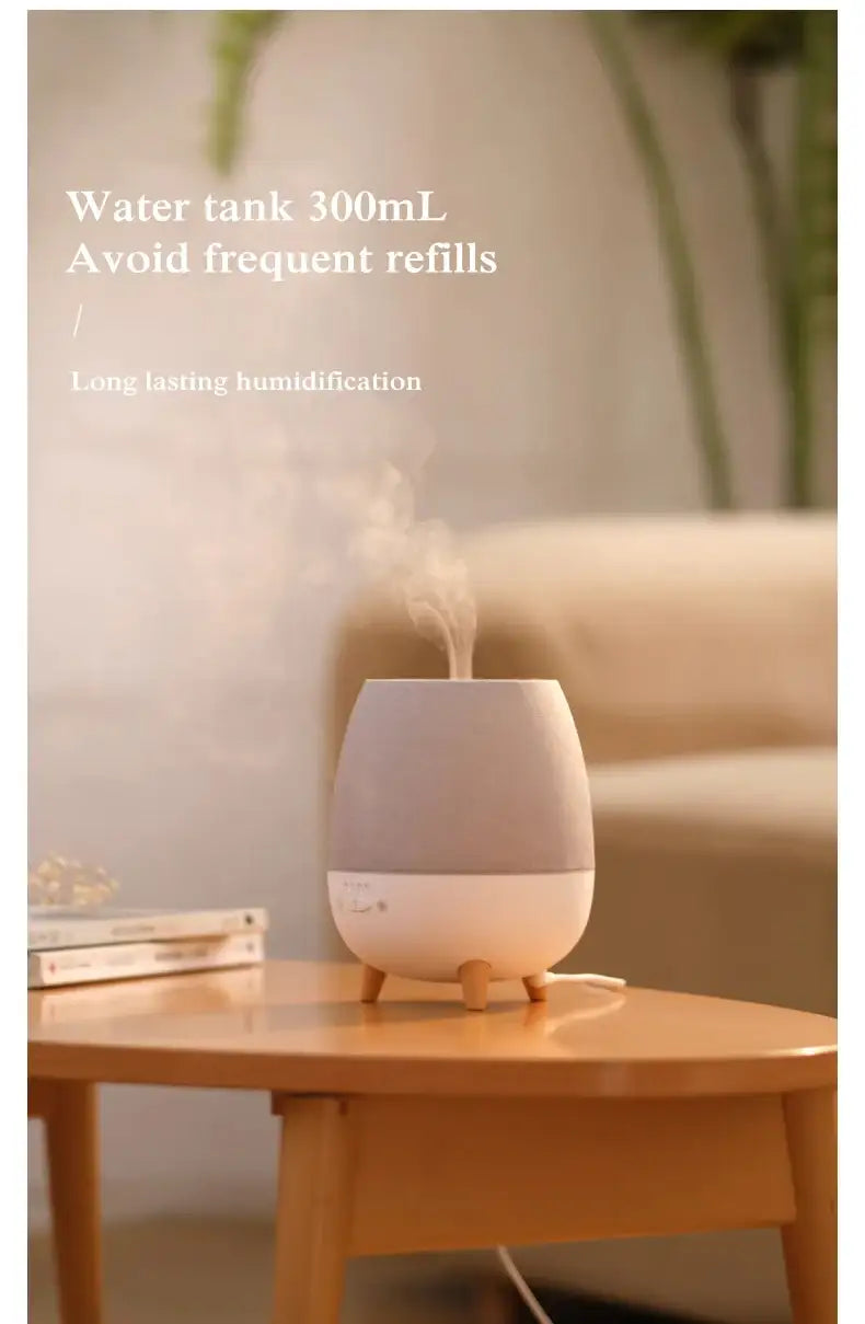 minimal-style-aroma-essential-oil-humidifier-modern-boho-ultrasonic-aromatherapy-diffuser-with-remote-control-besontique-home-60249 - Besontique Home
