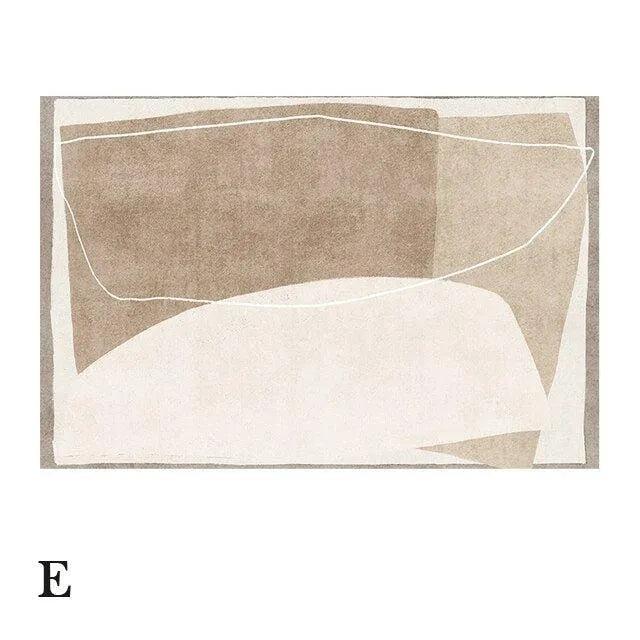 Minimalist High-end Fluffy Soft Rugs │ Modern Oriental Large Area Decorative Carpet - Besontique Home