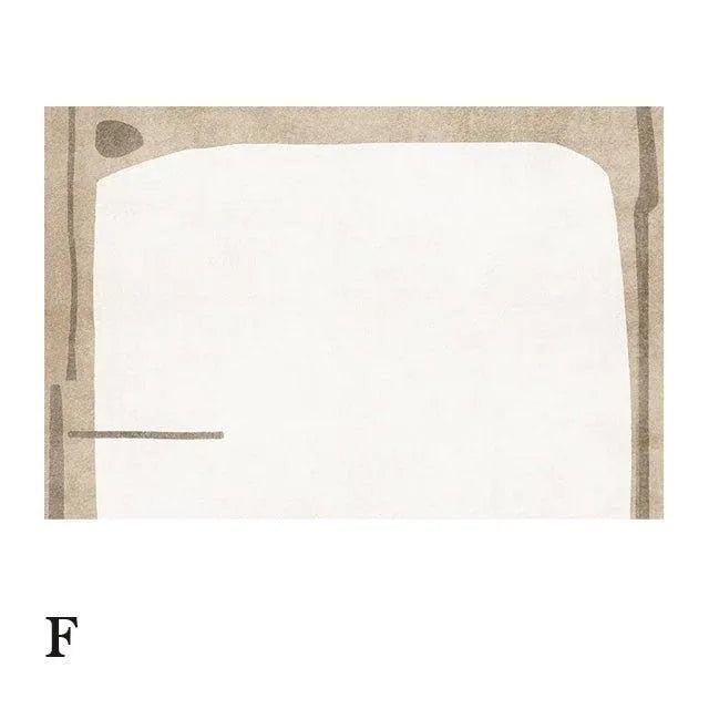 Minimalist High-end Fluffy Soft Rugs │ Modern Oriental Large Area Decorative Carpet - Besontique Home