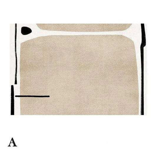 Minimalist High-end Fluffy Soft Rugs │ Modern Oriental Large Area Decorative Carpet - Besontique Home