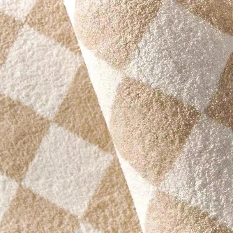 Minimalist High-end Fluffy Soft Rugs │ Modern Oriental Large Area Decorative Carpet - Besontique Home