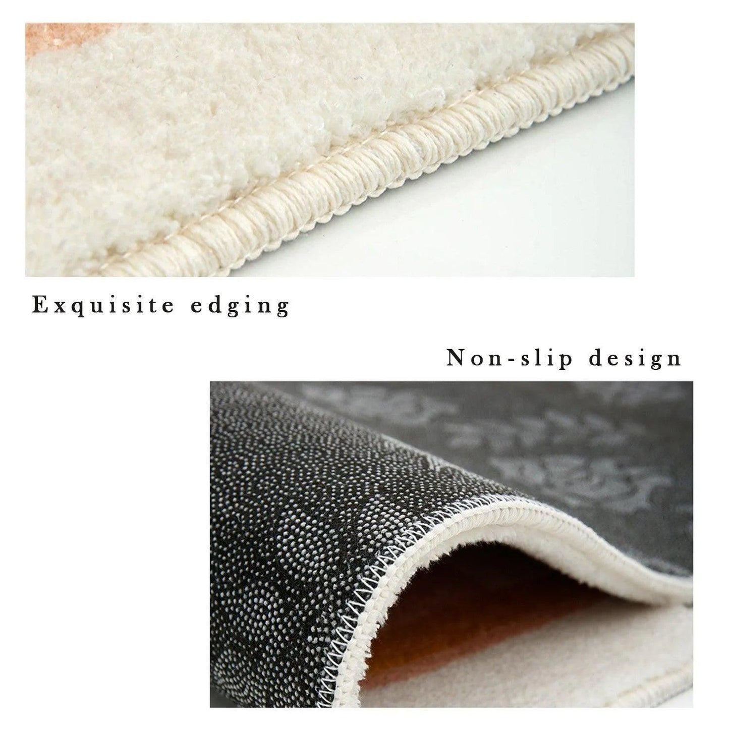 Minimalist High-end Fluffy Soft Rugs │ Modern Oriental Large Area Decorative Carpet - Besontique Home