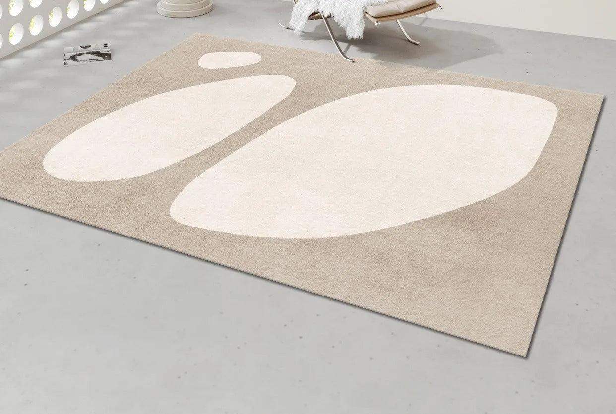 Minimalist High-end Fluffy Soft Rugs │ Modern Oriental Large Area Decorative Carpet - Besontique Home