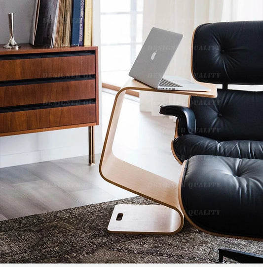 Minimalist Scandi N-Type Mini Side Table │ Solid Wood Bedside Table Furniture - Besontique Home