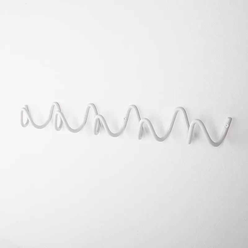 Minimalist Wave Wall Hanging Hook Hanger - Besontique Home
