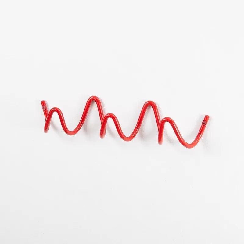 Minimalist Wave Wall Hanging Hook Hanger - Besontique Home