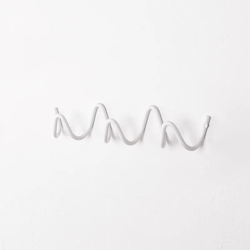 Minimalist Wave Wall Hanging Hook Hanger - Besontique Home