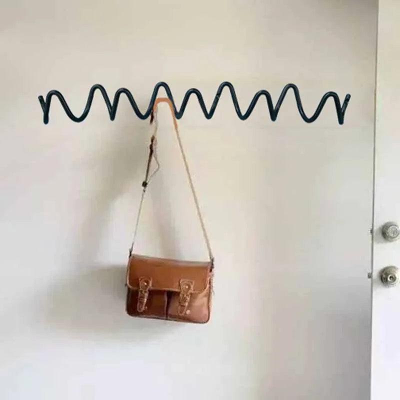 Minimalist Wave Wall Hanging Hook Hanger - Besontique Home