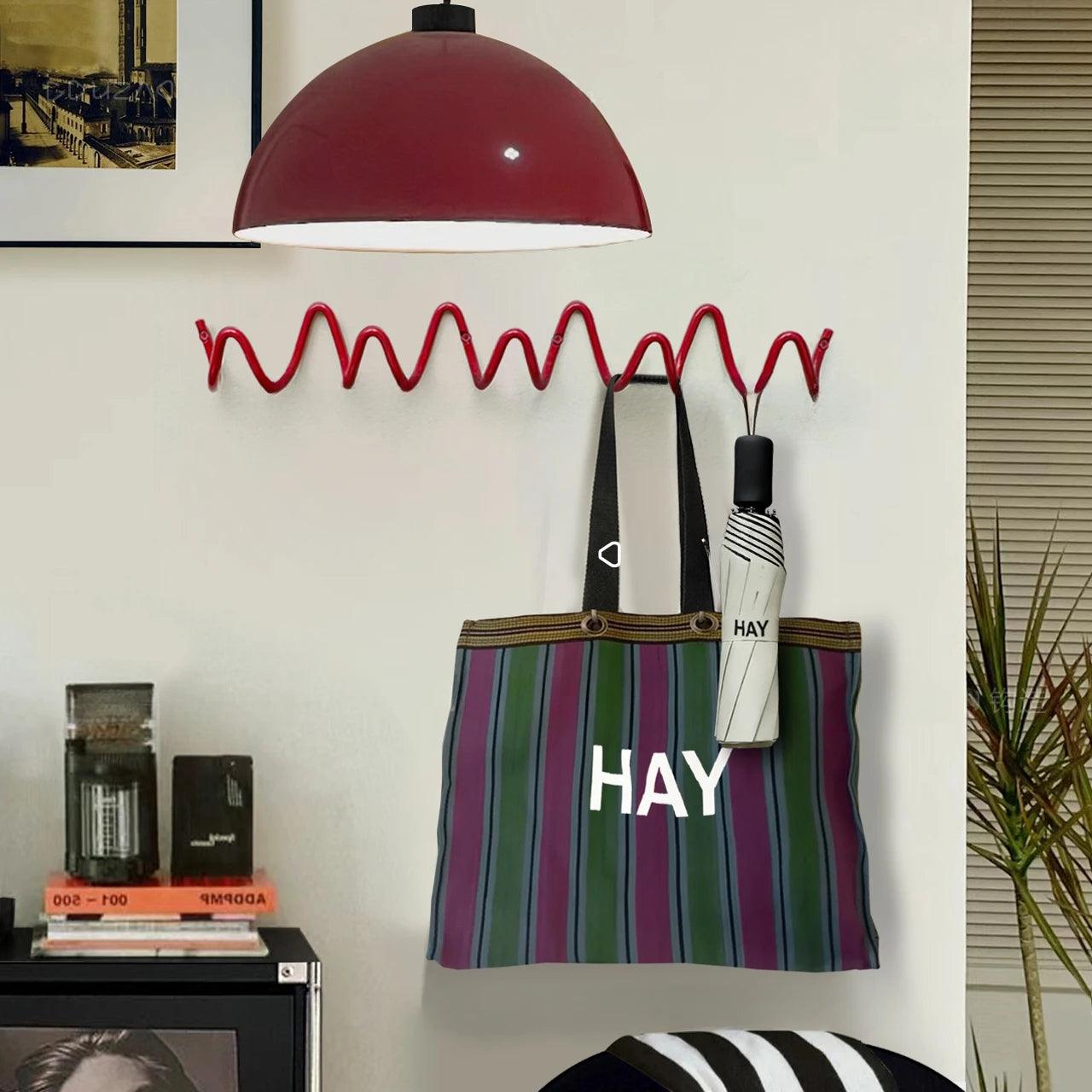 Minimalist Wave Wall Hanging Hook Hanger - Besontique Home