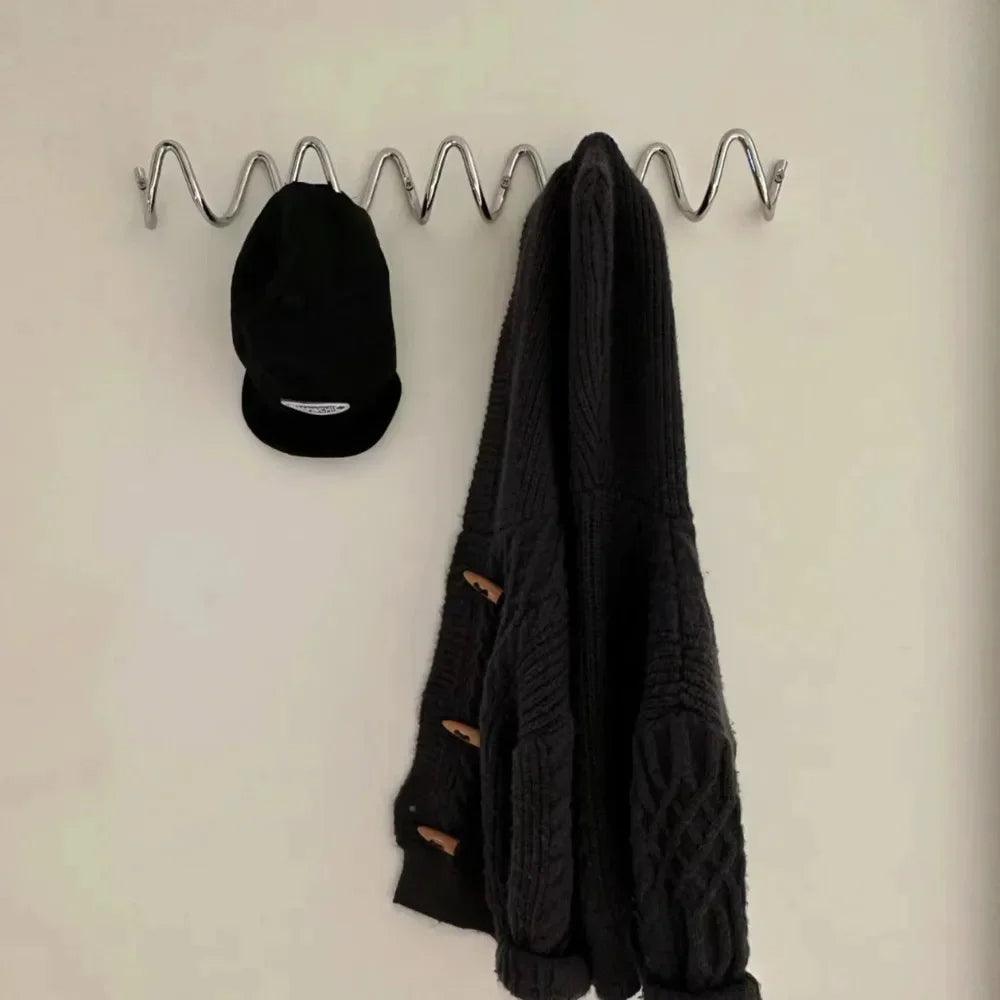 Minimalist Wave Wall Hanging Hook Hanger - Besontique Home