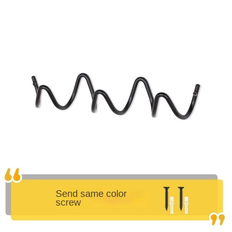 Minimalist Wave Wall Hanging Hook Hanger - Besontique Home