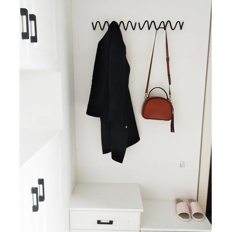 Minimalist Wave Wall Hanging Hook Hanger - Besontique Home