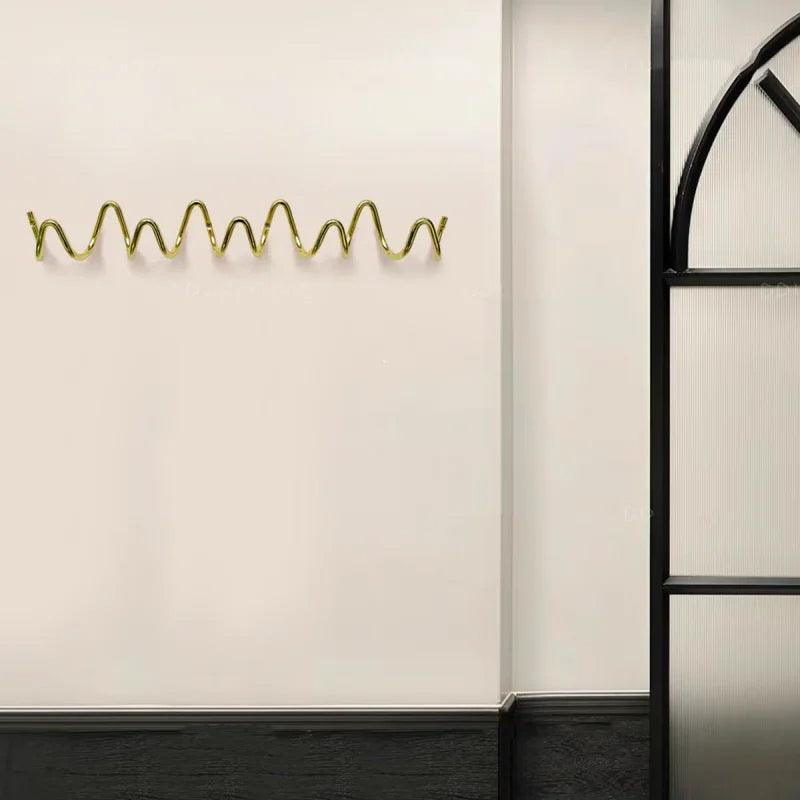 Minimalist Wave Wall Hanging Hook Hanger - Besontique Home