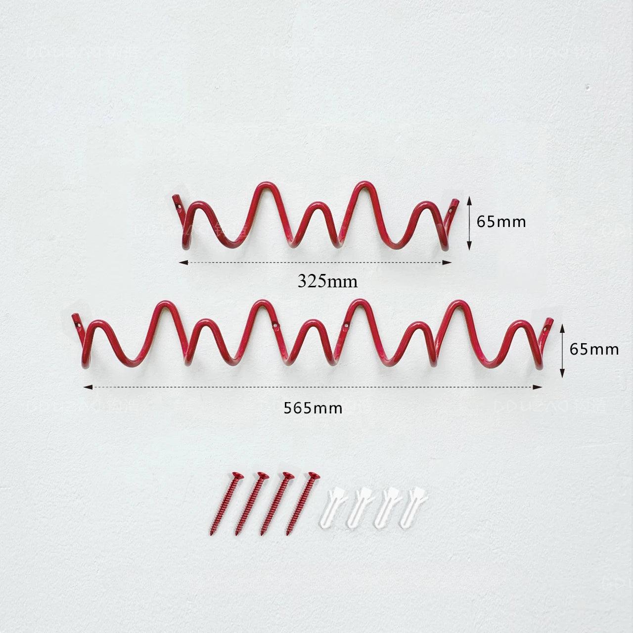 Minimalist Wave Wall Hanging Hook Hanger - Besontique Home