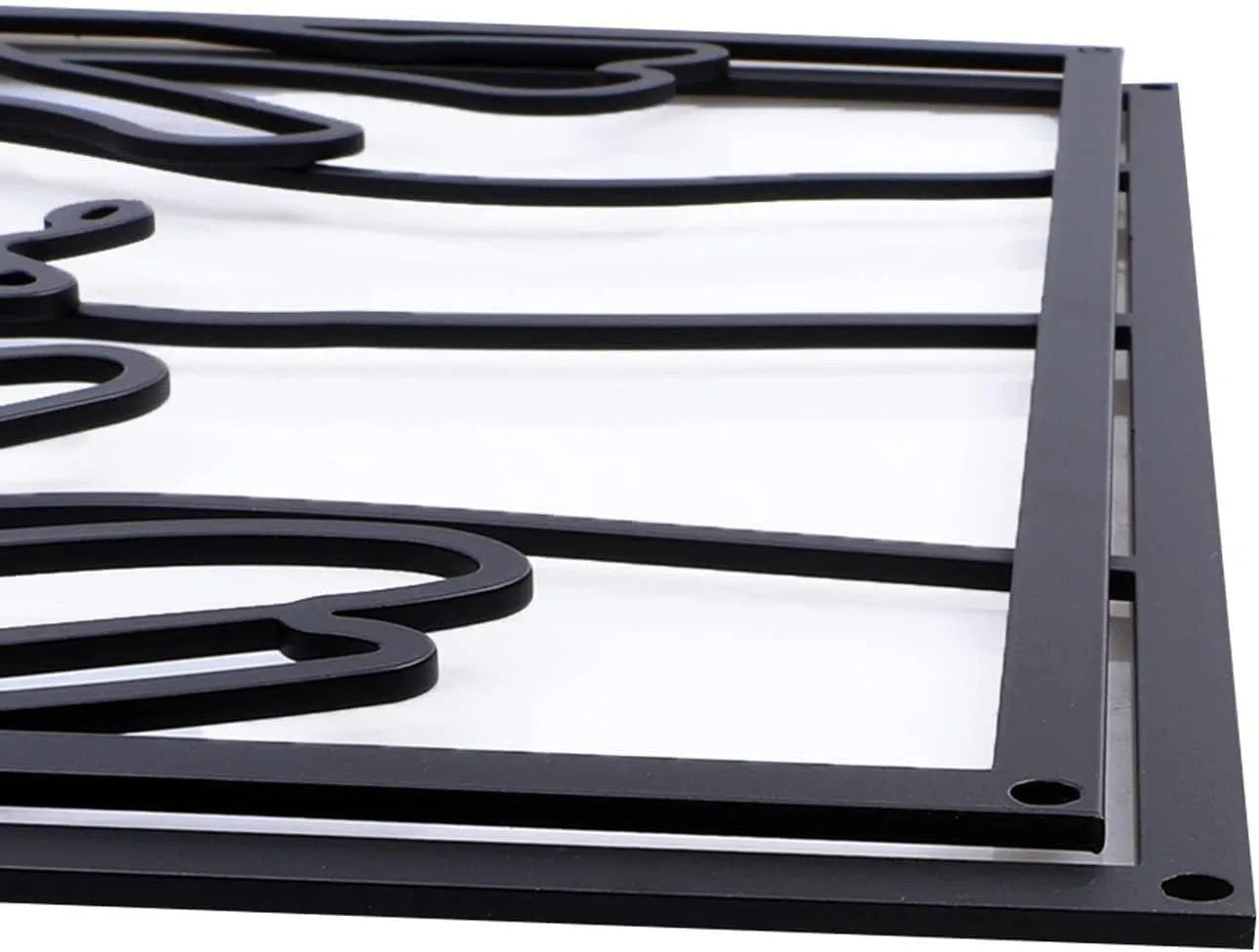 Modern Abstract Female Black Line Silhouette Metal Art │ Nordic Woman Iron Wall Hanging Decor Ornament - Besontique Home