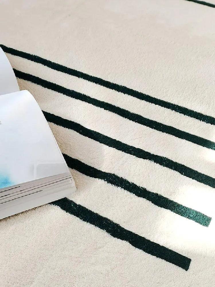 Modern Boho Line Art Carpet │ Geometric Abstract Luxury Soft Rugs │ For Living Room Bedroom Decor - Besontique Home