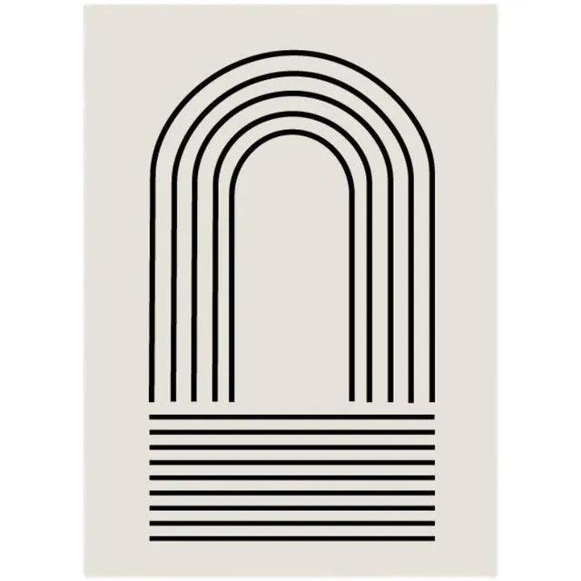 Modern Boho Line Art Carpet │ Geometric Abstract Luxury Soft Rugs │ For Living Room Bedroom Decor - Besontique Home