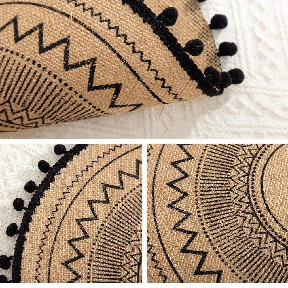 Modern Boho Round Table Placemat │ Jute Woven Table Accessories Mat For Dining Room │ Kitchenware Tableware - Besontique Home