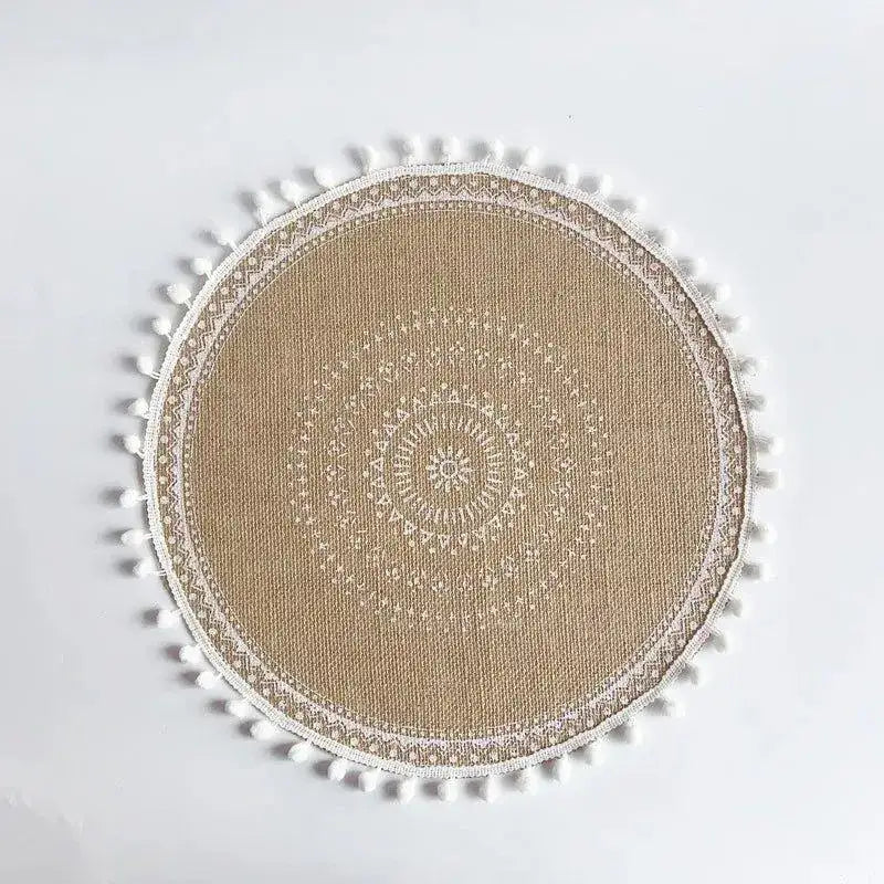 modern-boho-round-table-placemat-jute-woven-table-accessories-mat-for-dining-room-kitchenware-tableware-besontique-home-79182 - Besontique Home