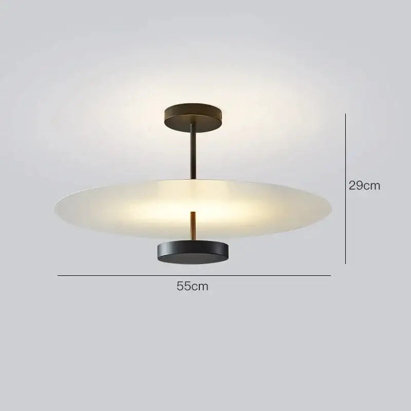 modern-design-surface-mounted-ceiling-lamp-acrylic-shade-led-light-besontique-home-32180 - Besontique Home