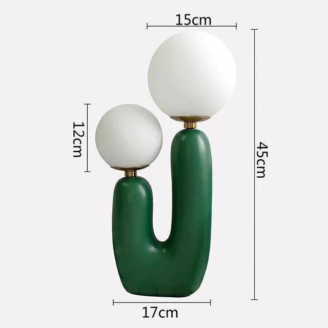 Modern Double Frosted Glass Balls Table Lamp │ Nordic Creative LED Desk Light - Besontique Home