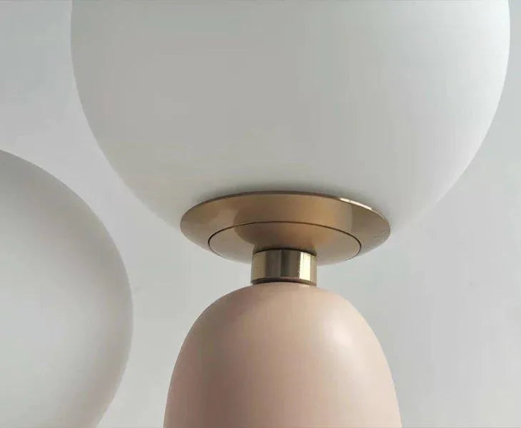 Modern Double Frosted Glass Balls Table Lamp │ Nordic Creative LED Desk Light - Besontique Home