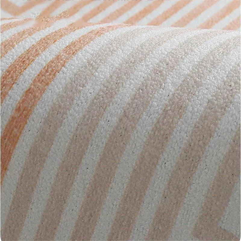 Modern Geometric Light Color Home Carpet │ Minimal Decor Bedside Luxury Rug - Besontique Home