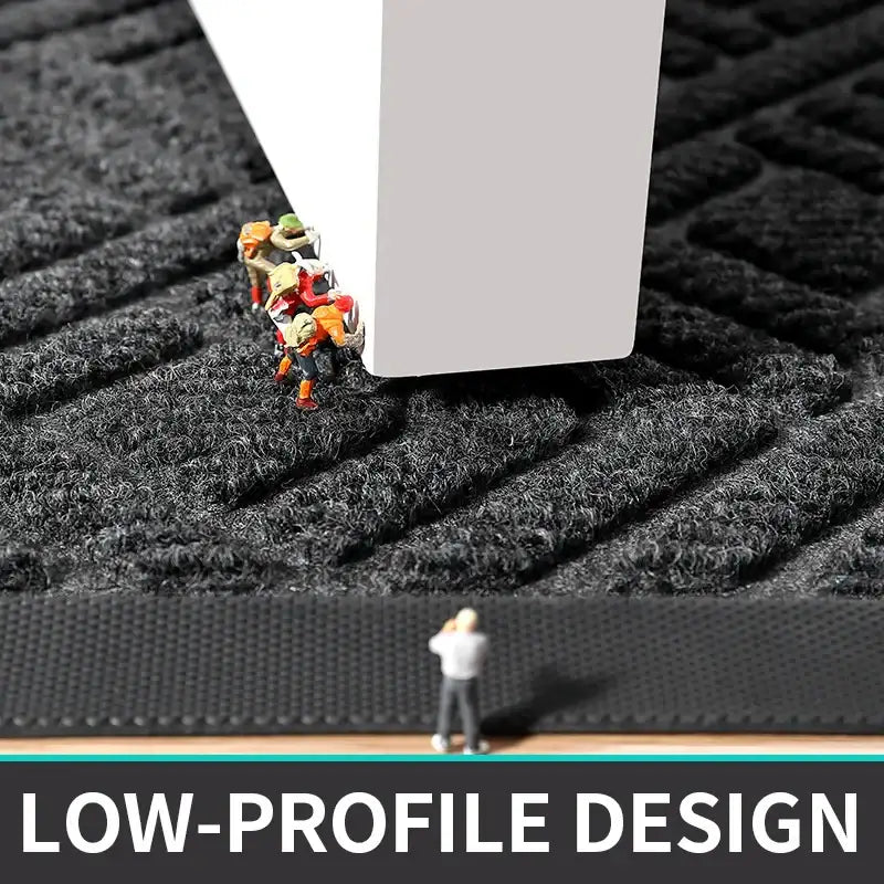modern-geometric-pattern-pvc-door-mat-solid-color-anti-slip-entrance-floor-rug-mat-besontique-home-49883 - Besontique Home