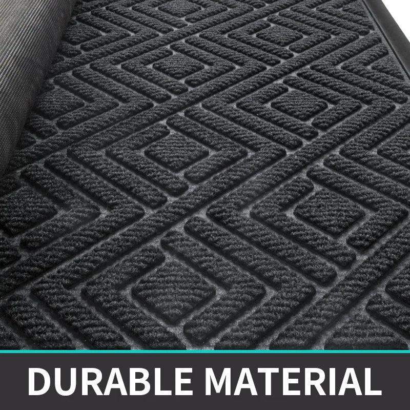 Modern Geometric Pattern PVC Door Mat │ Solid Color Anti-slip Entrance Floor Rug Mat - Besontique Home