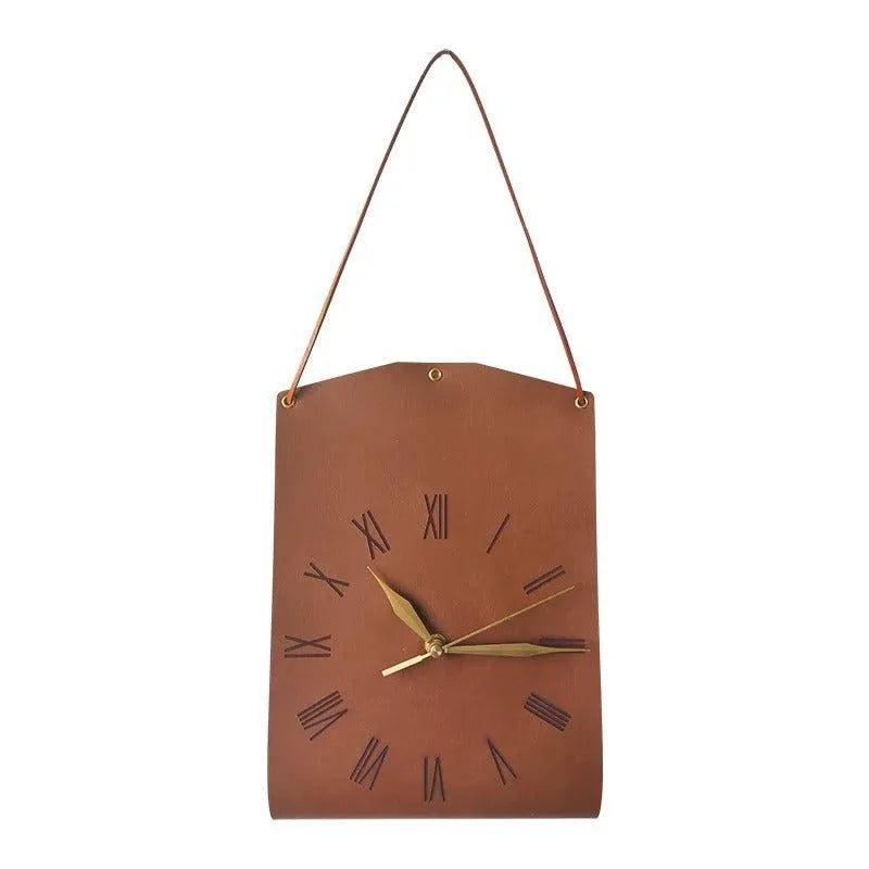Modern Handbag Shape Wall Decor Clock │ Unique Shoulder Bag Decorative Clock - Besontique Home
