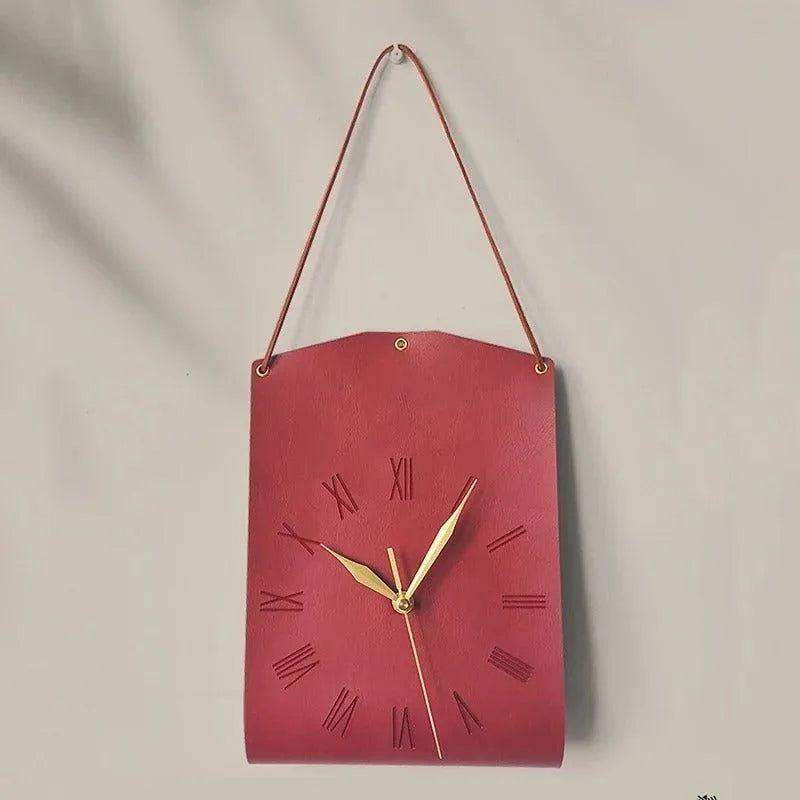 Modern Handbag Shape Wall Decor Clock │ Unique Shoulder Bag Decorative Clock - Besontique Home