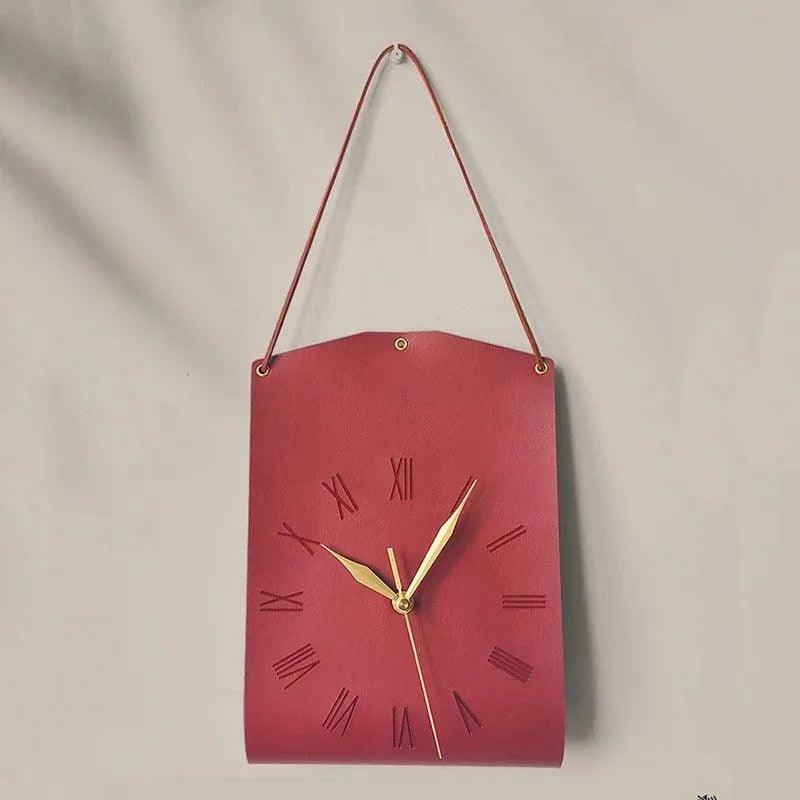 Modern Handbag Shape Wall Decor Clock │ Unique Shoulder Bag Decorative Clock - Besontique Home