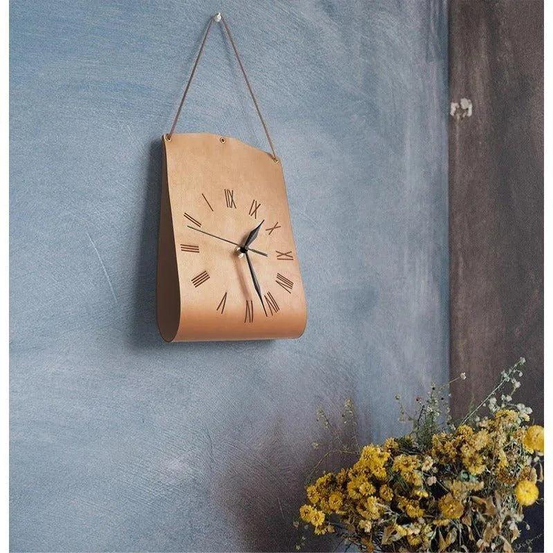 Modern Handbag Shape Wall Decor Clock │ Unique Shoulder Bag Decorative Clock - Besontique Home
