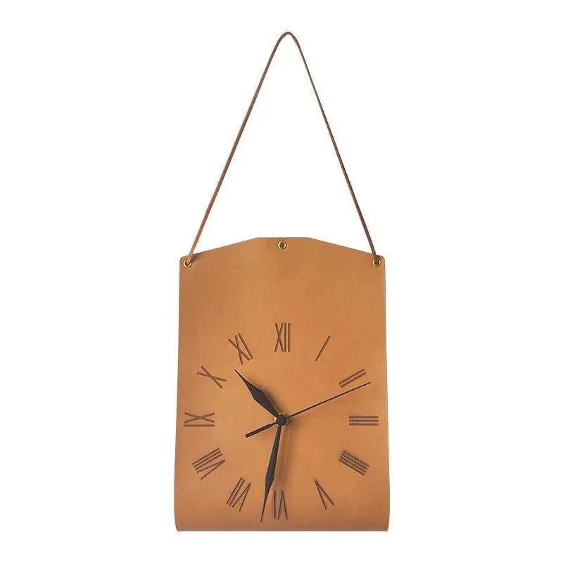 Modern Handbag Shape Wall Decor Clock │ Unique Shoulder Bag Decorative Clock - Besontique Home