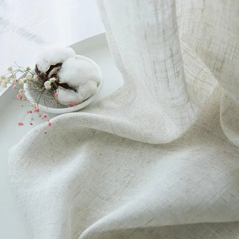 modern-linen-ivory-white-tulle-curtain-japanese-style-thicken-sheer-shading-window-drapes-besontique-home-42069 - Besontique Home