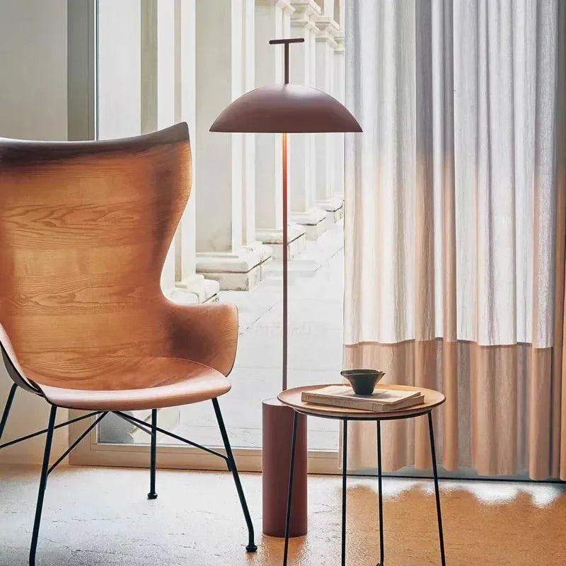 modern-minimal-metal-simple-floor-light-black-and-red-nordic-style-designer-mushroom-standing-lamp-besontique-home-45906 - Besontique Home