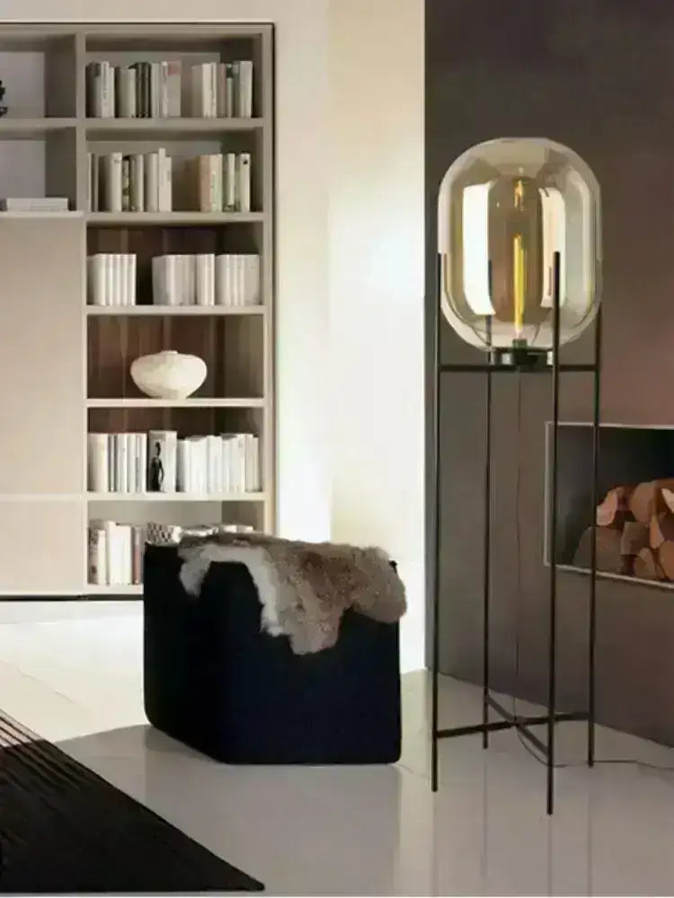 modern-nordic-clear-glass-floor-lamp-light-ambertransparentgrey-industrial-led-living-bedroom-decor-big-lighting-lamp-besontique-home-15738 - Besontique Home
