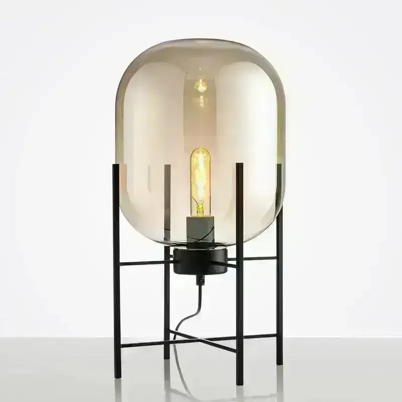 modern-nordic-clear-glass-table-lamp-light-ambertransparentgrey-industrial-led-living-bedroom-decor-lighting-desk-lamp-besontique-home-21746 - Besontique Home