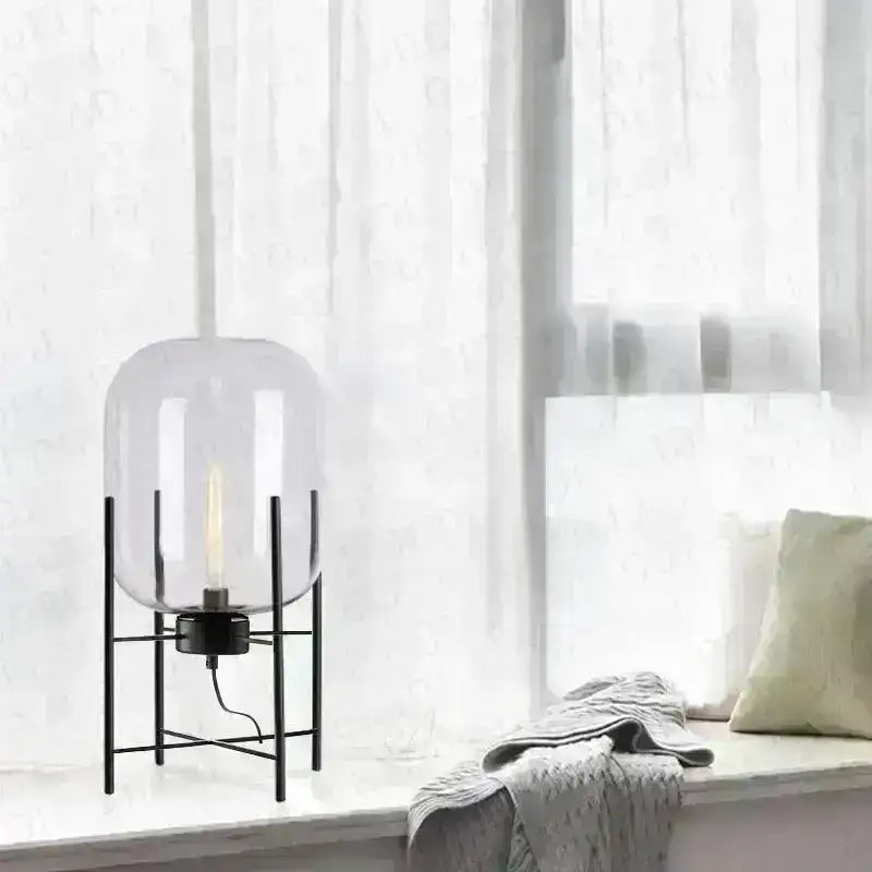 modern-nordic-clear-glass-table-lamp-light-ambertransparentgrey-industrial-led-living-bedroom-decor-lighting-desk-lamp-besontique-home-35979 - Besontique Home