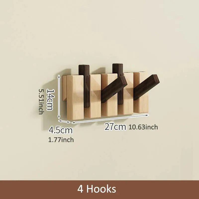 Modern Nordic Foldable Wall Hanging Hooks Hanger │ Rack for Clothes Bags Coat │ Entrance Door Home Decoration - Besontique Home